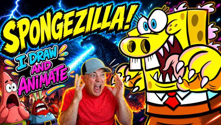 I Turn SpongeBob and Friends Into Godzilla Monsters