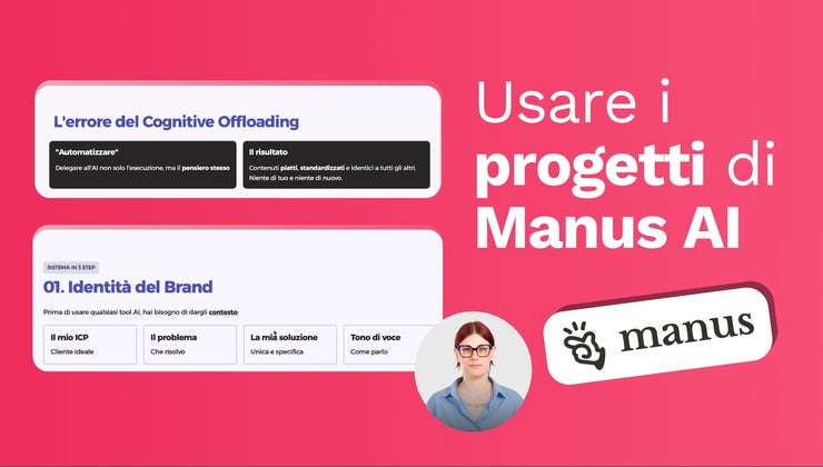 Usare i progetti di Manus AI