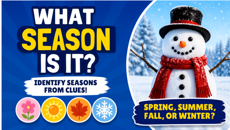 What Season Is It? | Seasonal Reasoning and Picture Association Activity