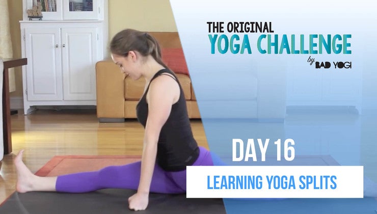 Learning Splits Day 16: Learning Yoga Splits