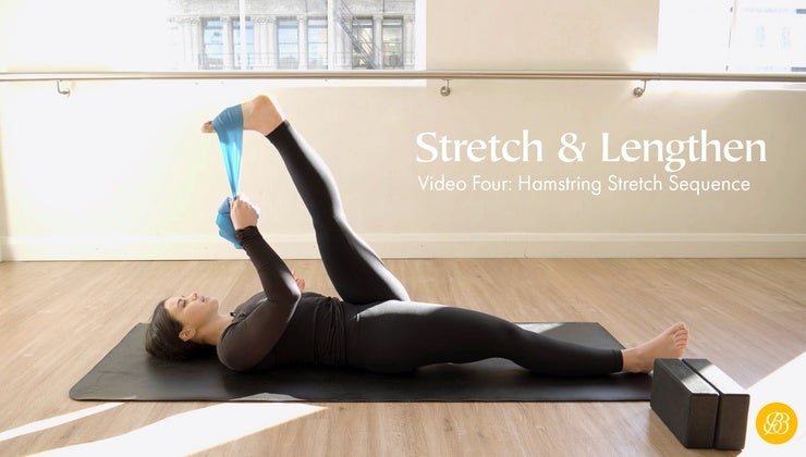 Stretch & Lengthen #4 - Hamstring Stretch Sequence | Barre Base Anywhere