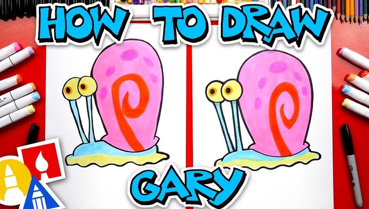 how to draw patrick from spongebob for kids