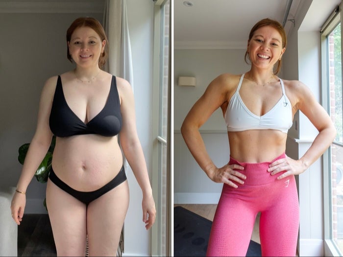 Emily Ricketts training at home