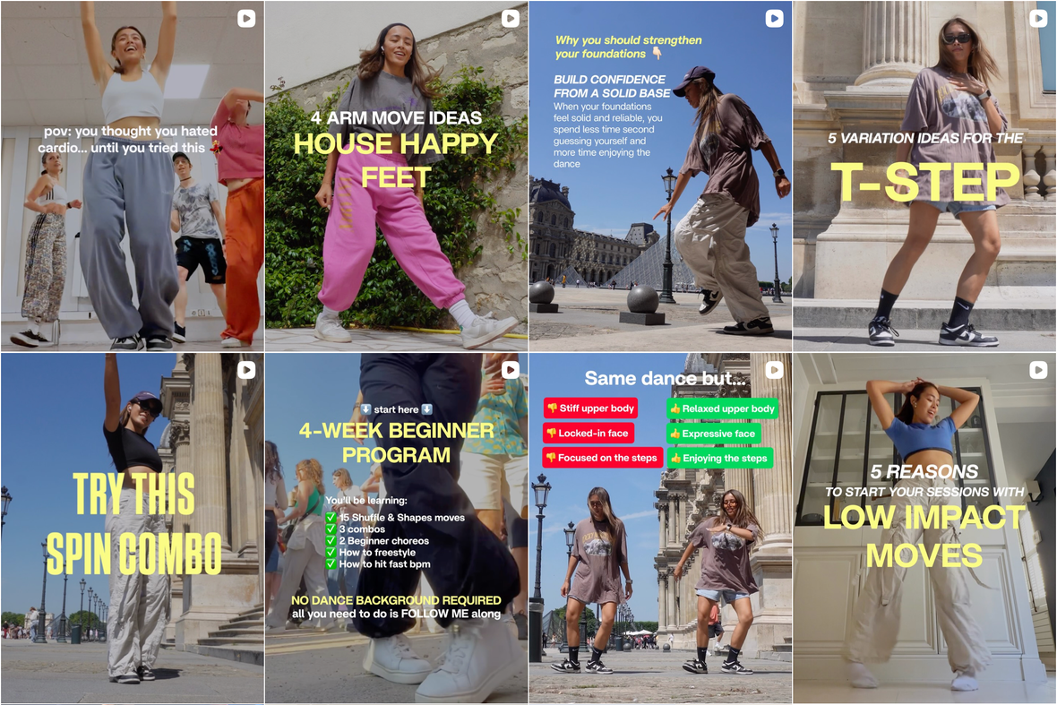 Shufflesavvy Instagram tutorials