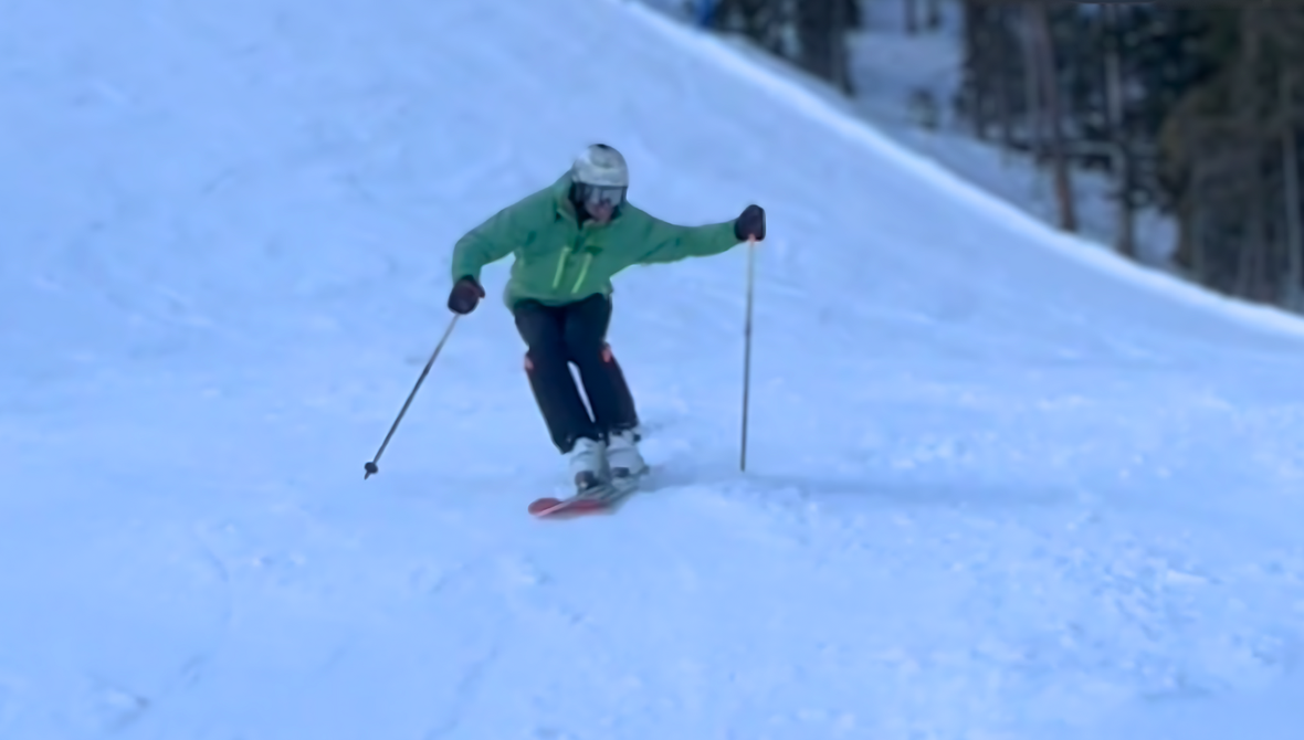 Démonstration du Super Mouvement Fantôme en ski