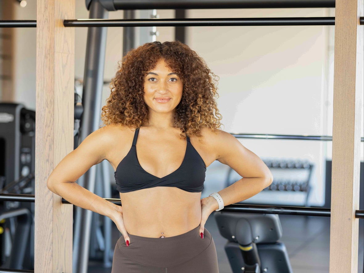Natalie at the barre