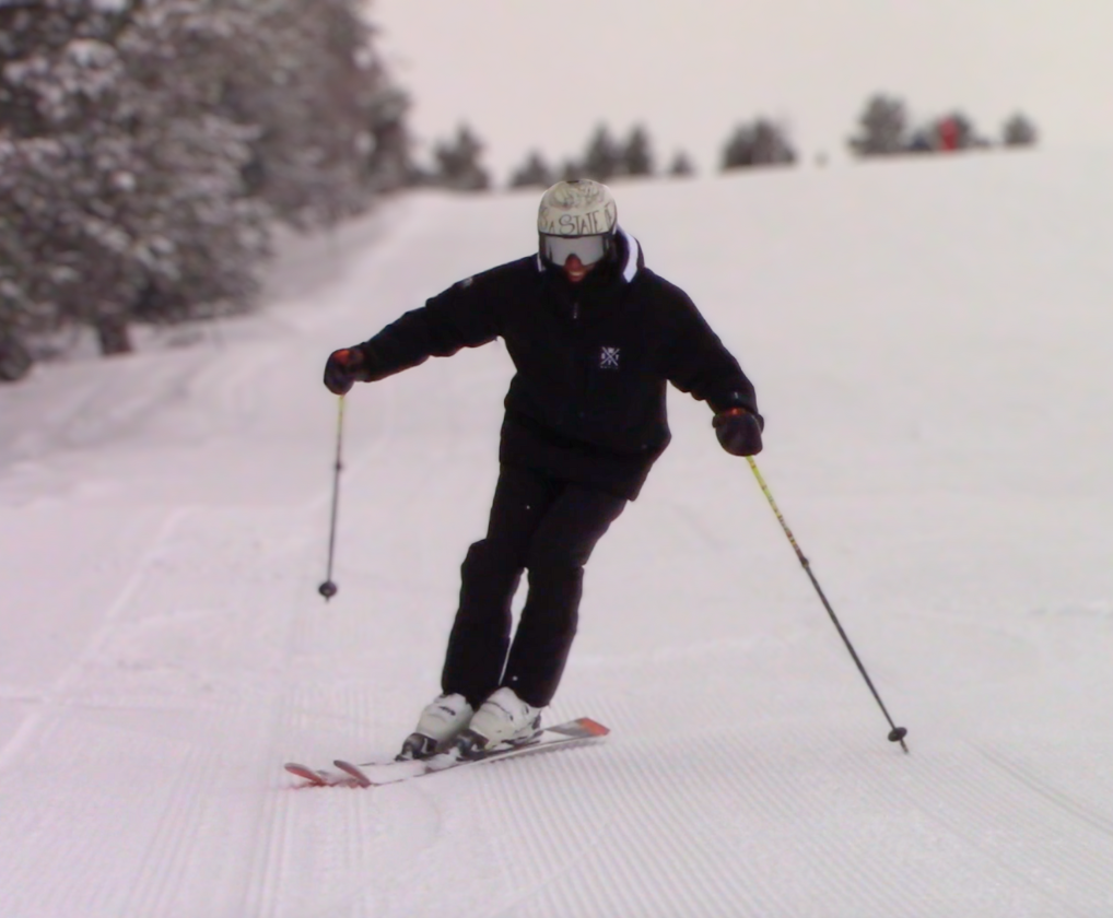 Démonstration du Mouvement Fantôme en ski