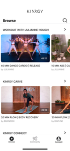 KINRGY On-Demand Classes  Classes You Can Access Anytime