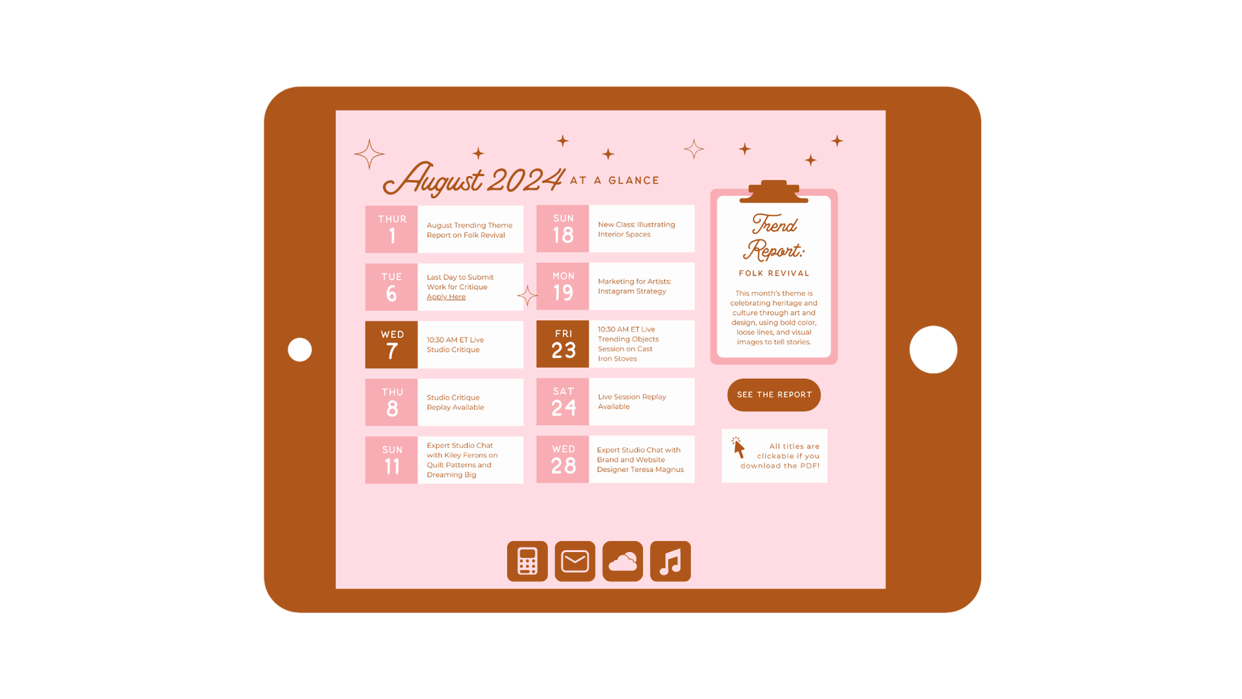 Calendar To Use On Computer