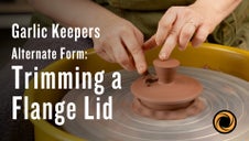 Trimming a Flange Lid