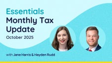 Essentials Monthly Tax Update - October 2025