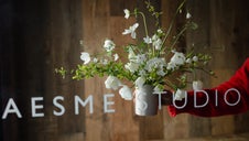 Delicate spring vase