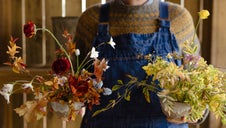 Tea-bowls of spring flowers