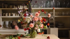 dahlia arrangement