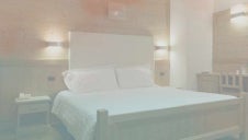 a low-lit bedroom