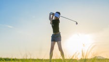 Backswing ready.
