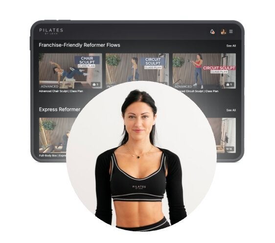 Pilates by Leah platform preview