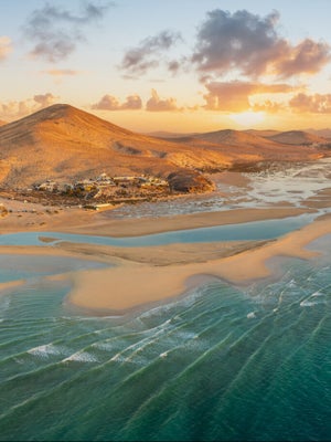 Volcanic Island from above