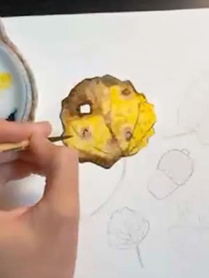 Sketching natural forms from simple shapes