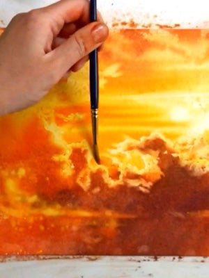 Adding expressive details with unusual tools and materials