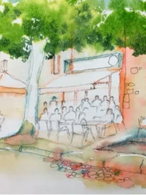 Sketching quick figures and managing perspective