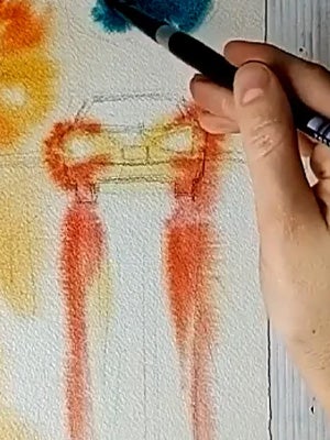 Planning scenes with thumbnails and value sketches