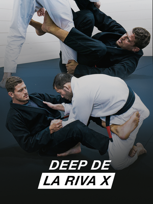 Deep De La Riva X is a simple and structured guard system developed by Nicholas Meregali, shaped through years of high-pressure experience.