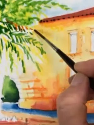 Layering textures and shadow for light-filled scenes