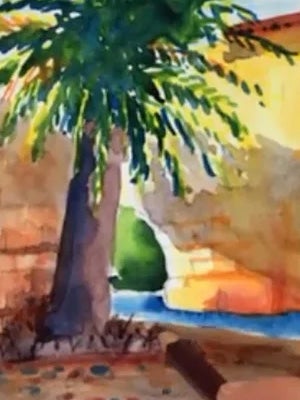Enhancing details with coloured pencils