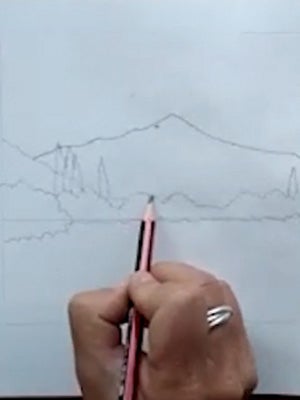 Painting soft, layered washes for depth