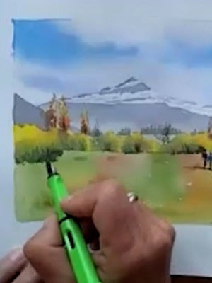 Combining techniques for a finished, luminous piece