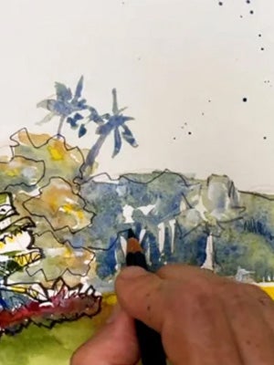 Using expressive lines to bring movement and personality to your sketch