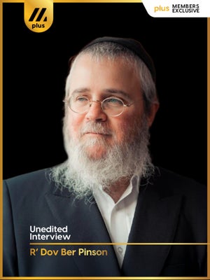 Rabbi Dov Ber Pinson Unedited Interview