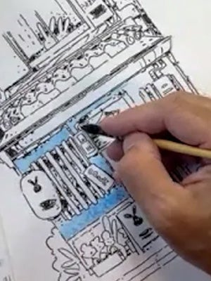 Using creative license to exaggerate proportions