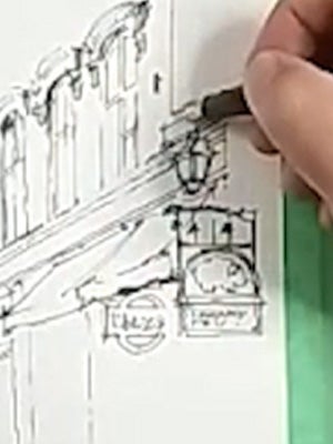 Drawing human figures with structure and flow