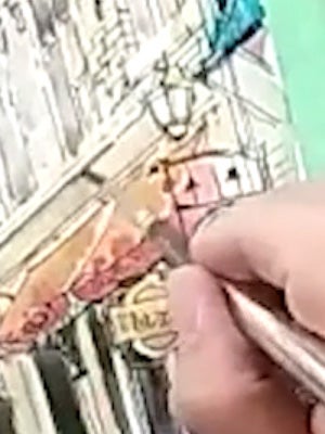 Finishing a full-colour sketch from reference