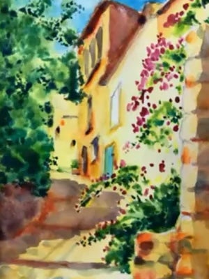 Creating depth and light with expressive brushwork