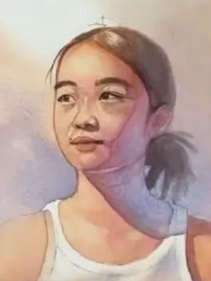 Creating a balanced portrait with background integration