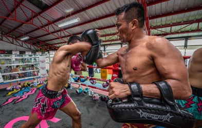 <div class="editor-content"><p>Kru Jack and Superlek Training Pads</p></div>