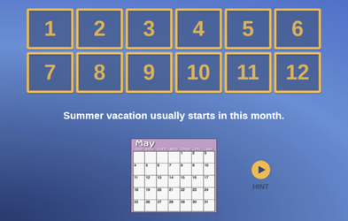 <div class="editor-content"><p><span>Months of the Year Drag and Drop Game</span></p></div>