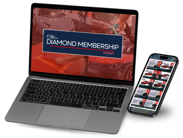 TWI Diamond dashboard shown on a laptop and phone