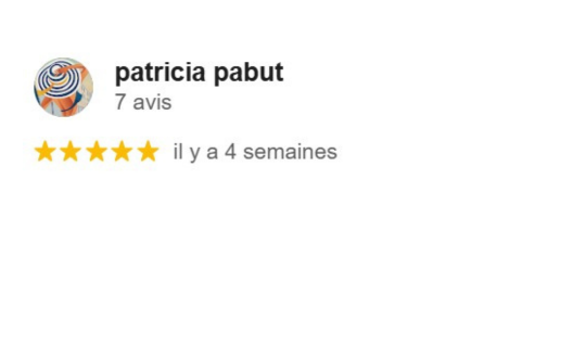 <div class="editor-content"><h2><a target="_blank" rel="noopener noreferrer nofollow" href="https://maps.app.goo.gl/pmMfQpQ95Bqf5k6k6"><span style="color: #B47C65">Un grand merci à mes élèves qui ont bien voulu partager&nbsp;leur expérience</span></a></h2></div>