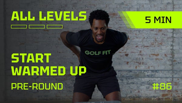 PR I # 86 I 5 min | All Levels | Activate the Right Golf Muscles Before You Play