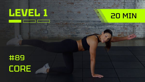 # 89 I 20 min | LVL 1 | Core Strength for Better Consistency
