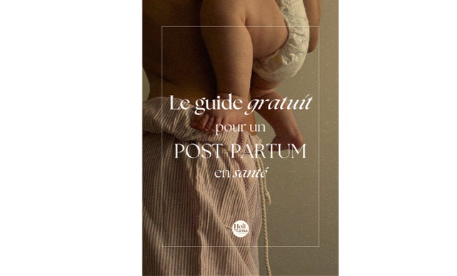 Couverture du guide pour un post-partum en santé