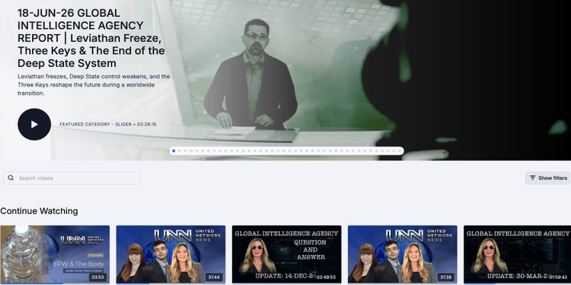 Available for TV platforms and apps