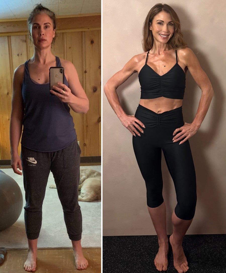 April before and after