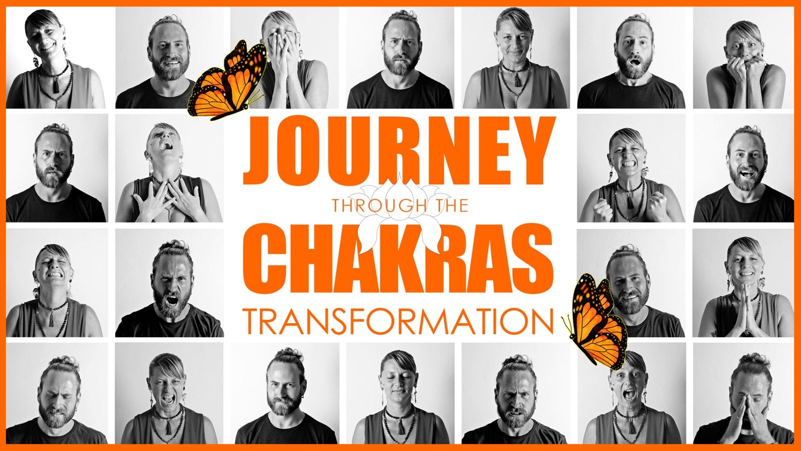 Transformation video: Andrew and Clelia expressing different emotions