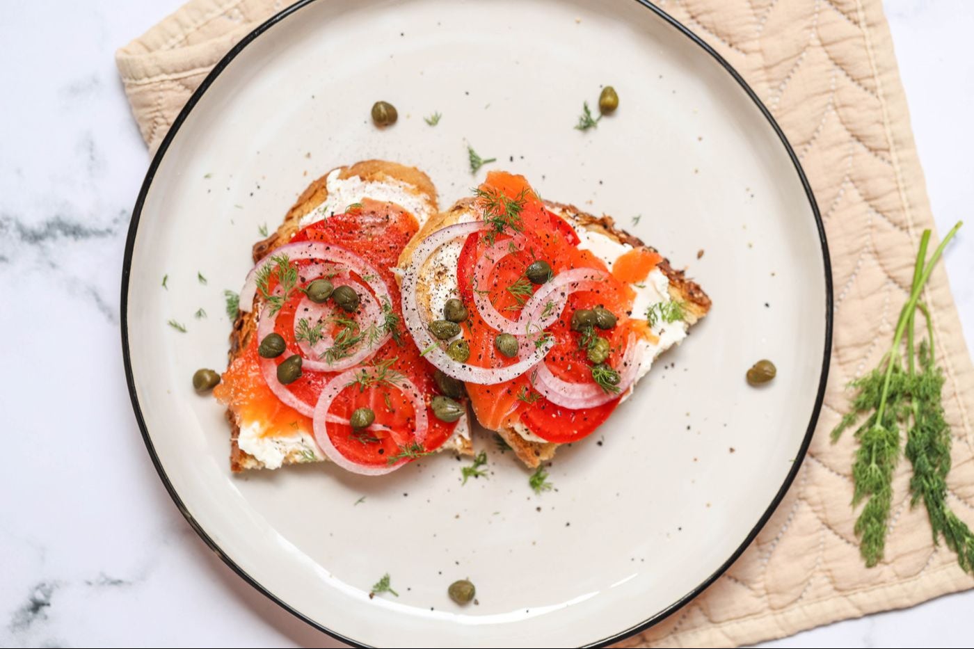 Smoked Salmon Toast