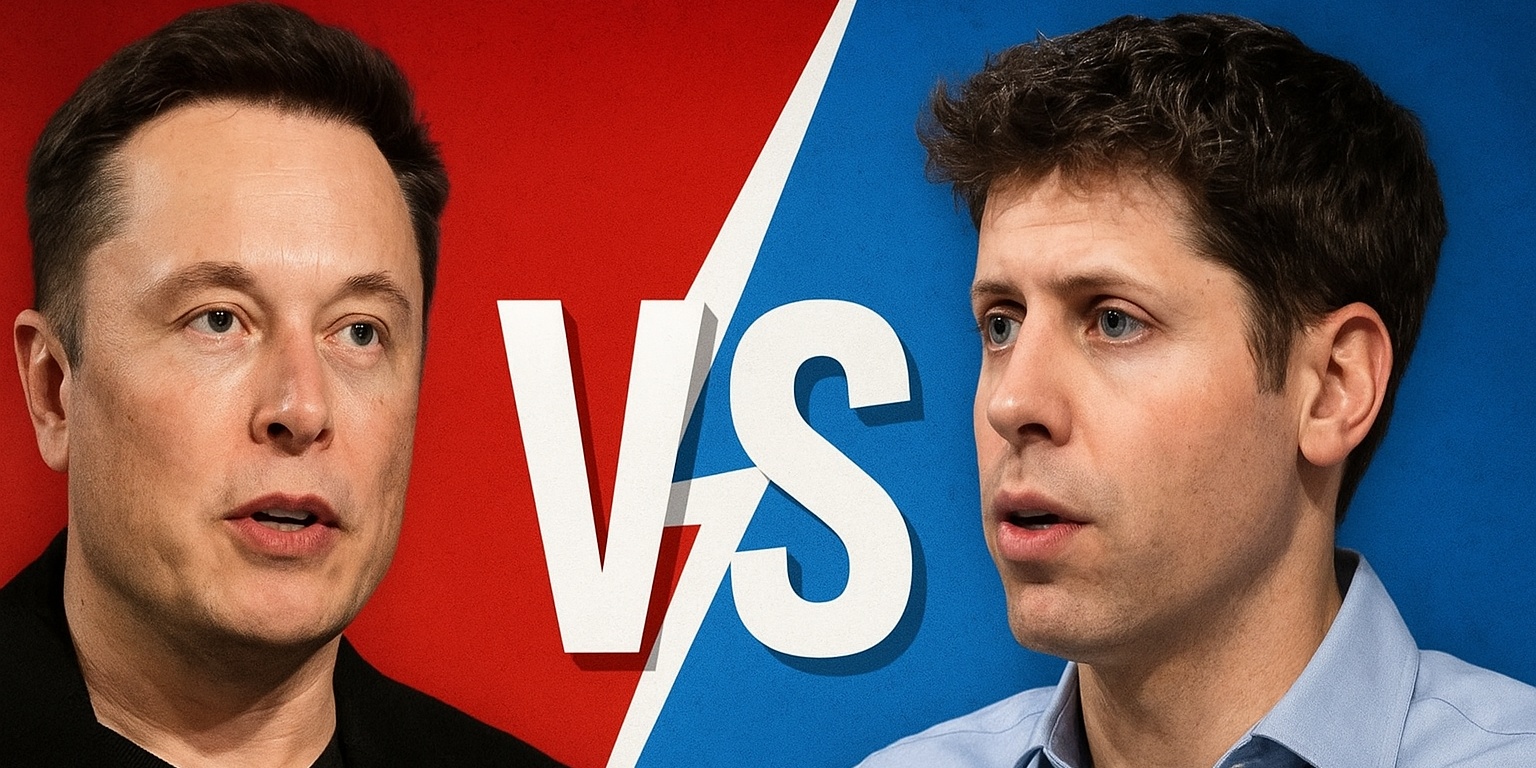 Tech Titans Throw Punches: Elon Musk vs. Sam Altman in a Silicon Valley Showdown